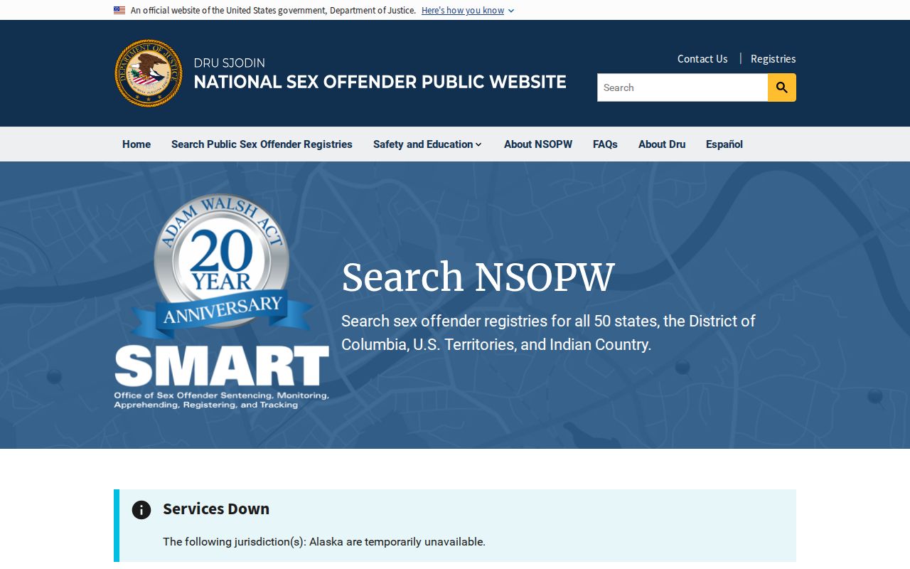 Rockcastle County sex offender search national NSOPW portal